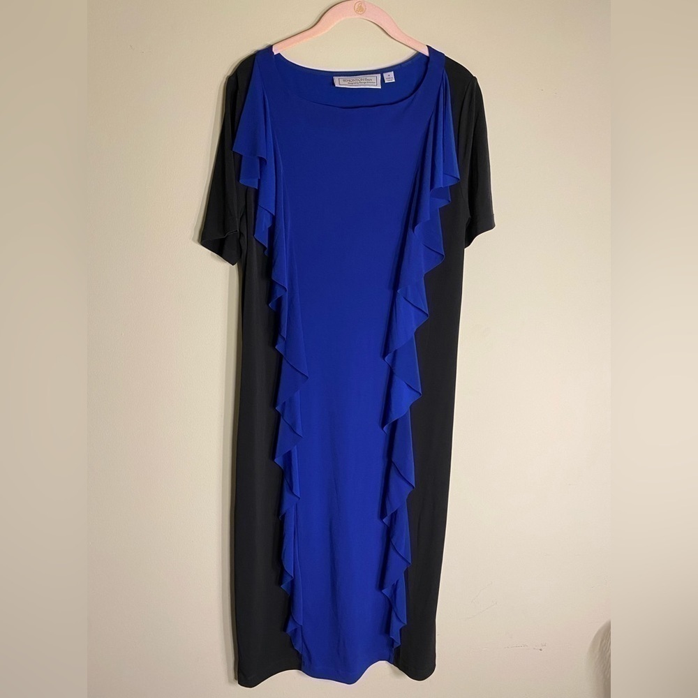 Simonton Says by George Simonton Color Block Dress M